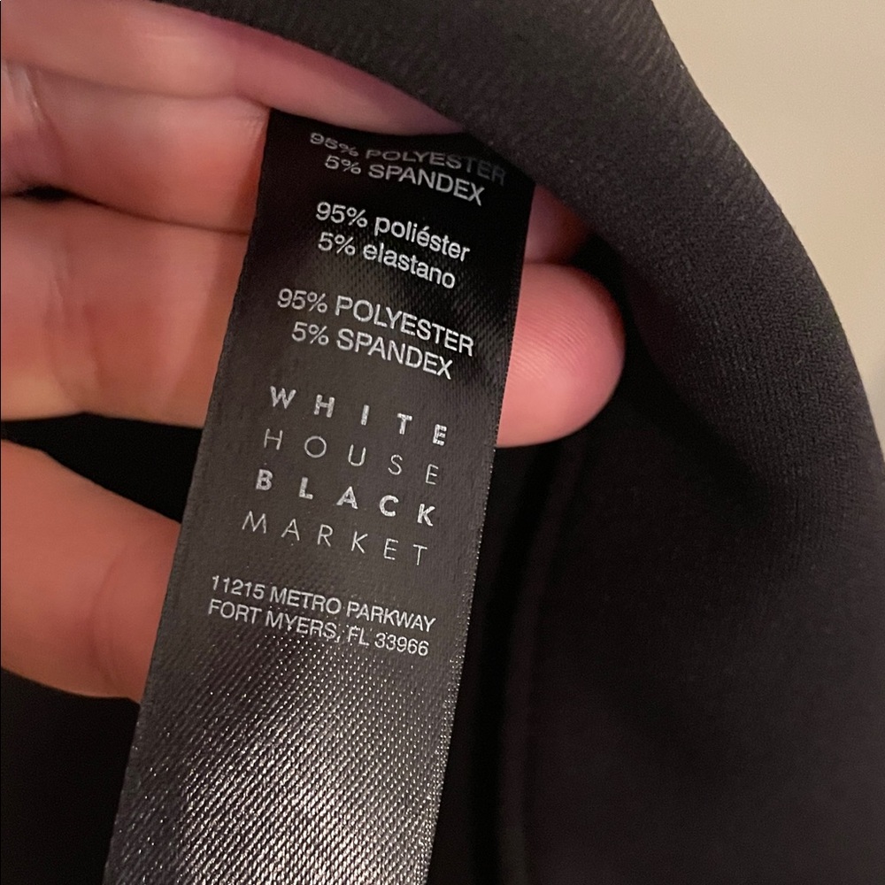 White House Black Market Classic Black Blazer - Picture 7 of 8